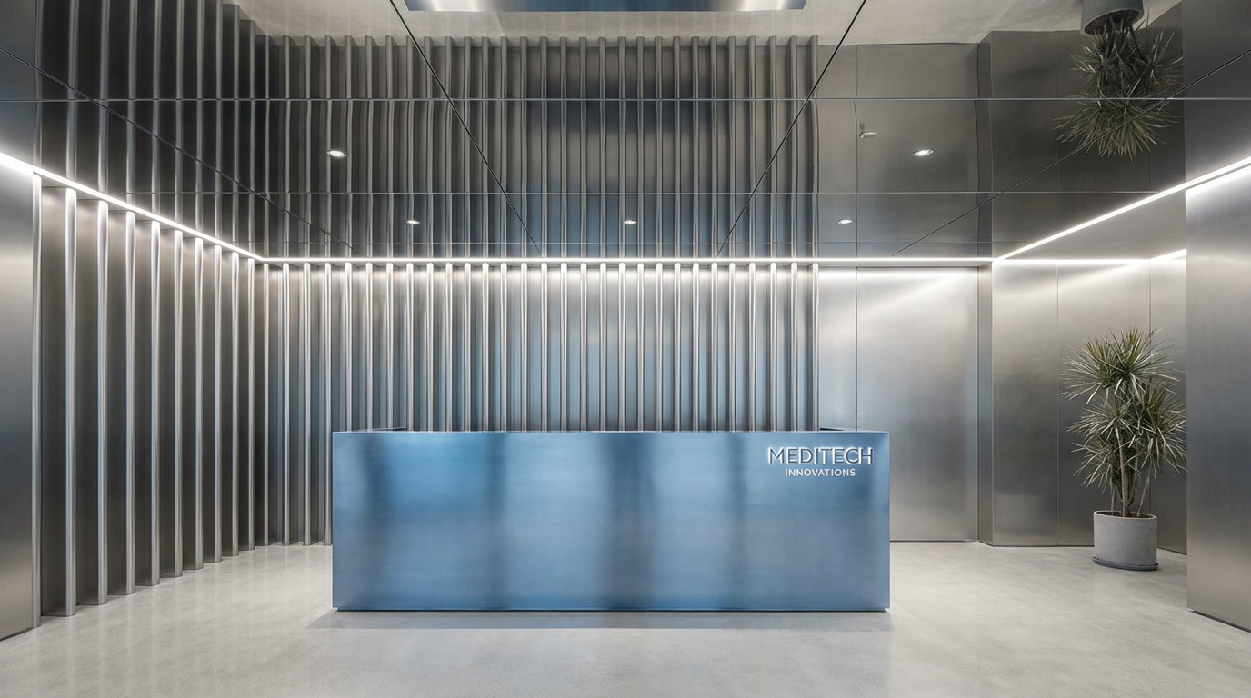 First Impressions That Last: Stainless Steel in Corporate Reception Design
